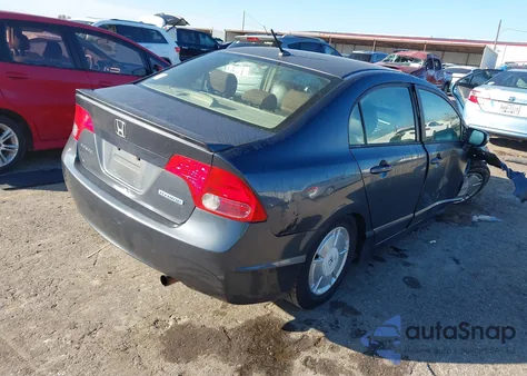 2008 Honda Civic Hybrid from USA, damaged, VIN JHMFA36238S024731